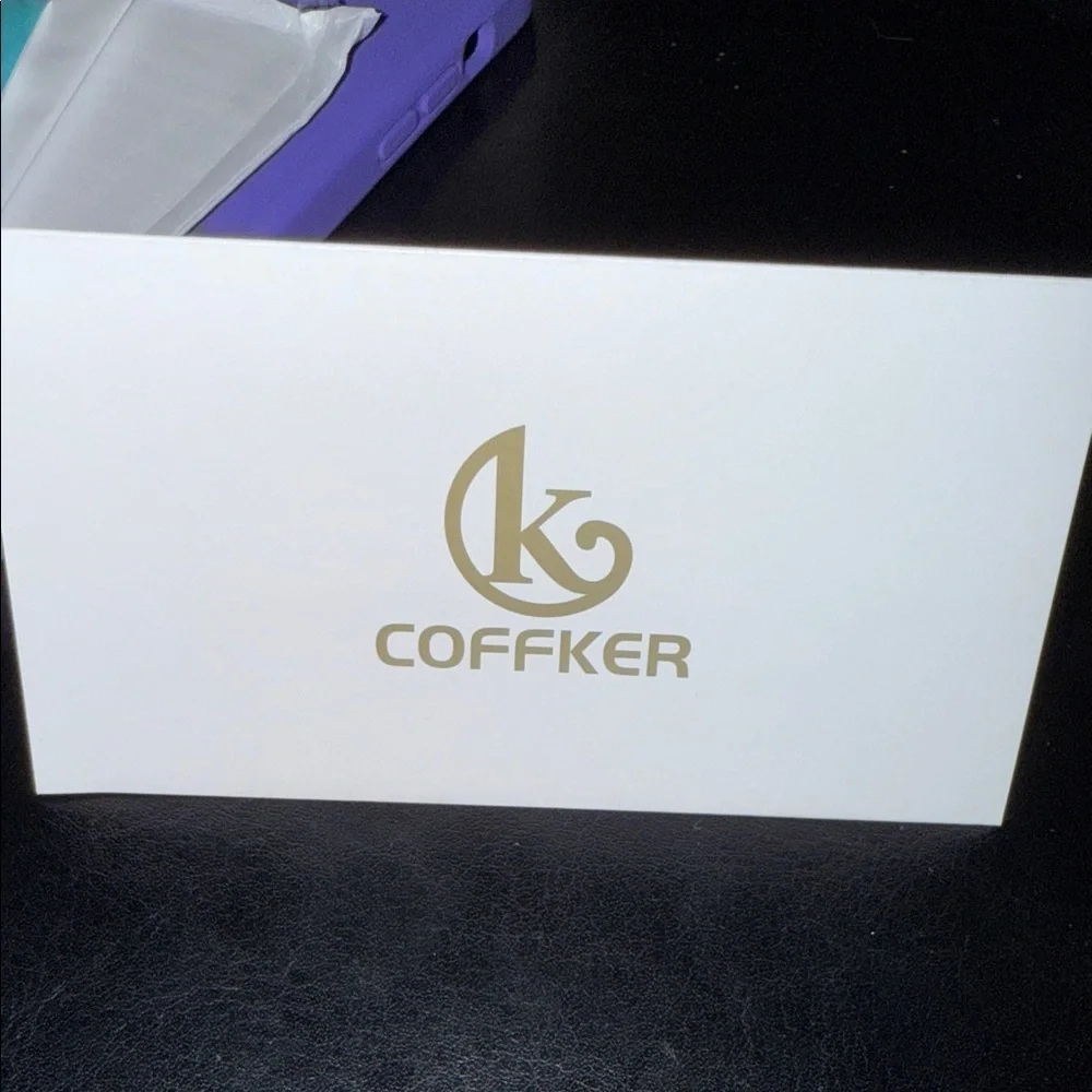 Coffker Purple Shockproof iPhone 14 Pro Max Case with Accessories